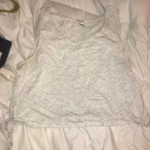 Medium forever 21 heather grey crop top
